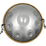 Handpan, gamme e equinoxe, hexatonique mineur, frequence 432hz, frequence 440hz, hang drum, hang, argente